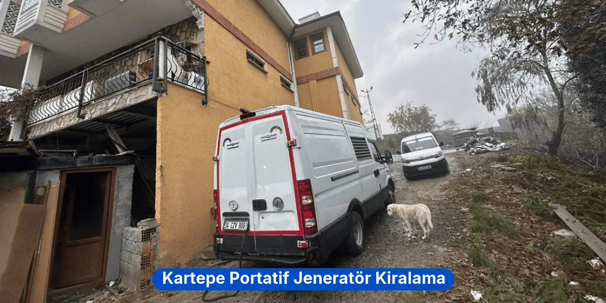 Kartepe Portatif Jeneratör Kiralama